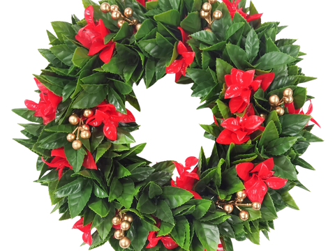 Red Leafs & Gold Berries